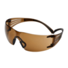 SecureFit™ 400 Safety Glasses, Black/Brown frame,  Scotchgard™ Anti-Fog / Anti-Scratch Coating (K&N), Brown Lens, SF405SGAF-BLA-EU